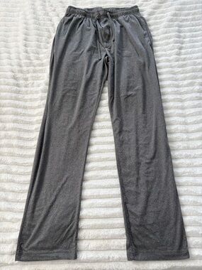 Hanes Gray Elastic Waist Lounge Pants
